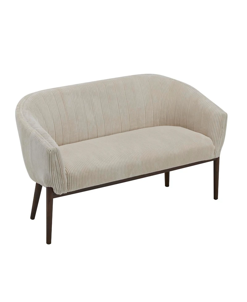 Streamdale Furniture Streamdale Corduroy Recessed Arm Loveseat