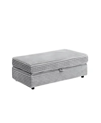 Streamdale Furniture Corduroy Armchair Set w/ Usb & Storage