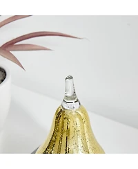 Danya B Alloya Pear Glass Sculpture