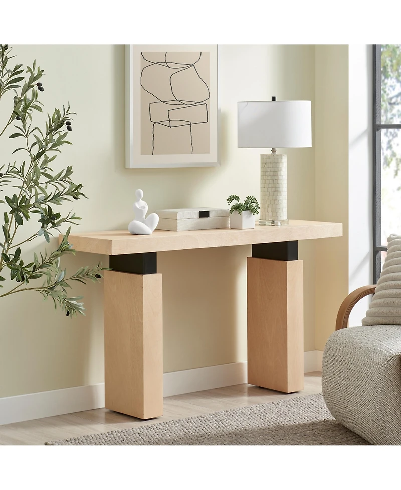 Danya B Hans White Abstract Mother Embracing Child Matte Ceramic Sculpture