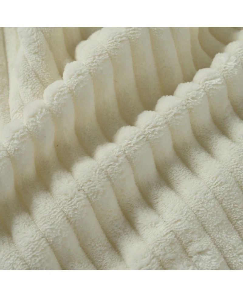 Streamdale Furniture L-Shaped Corduroy Sofa w/ Storage & Usb