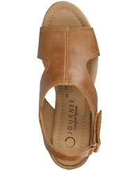 Journee Collection Women's Rayleigh Espadrille Wedge Sandals