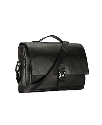 Velez Full Grain Leather Messenger Bag for Men Laptop Briefcase