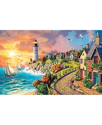 SunsOut Lighthouse by the Sea 550 piece Jigsaw Puzzle for Adults