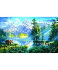 SunsOut Mountain Morning 550 piece Jigsaw Puzzle for Adults