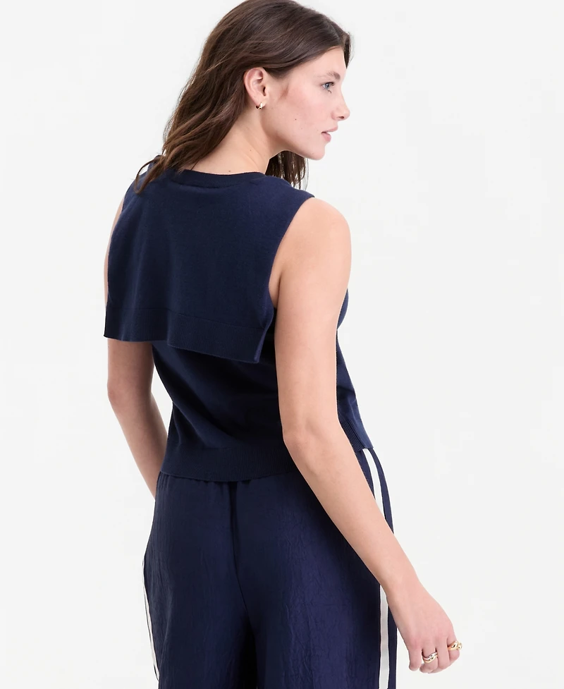 On 34th Women's Tie-Neck Sleeveless Sweater, Macy's Exclusive