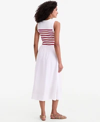 On 34th Women's Mixed-Media Sweater Midi Dress, Macy's Exclusive