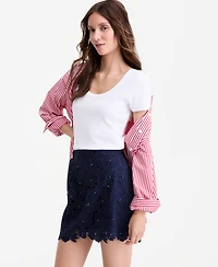 On 34th Women's Beaded Lace Mini Skirt, Macy's Exclusive