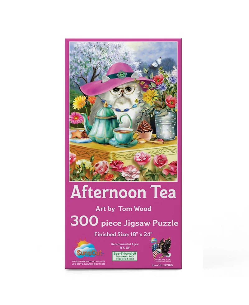 SunsOut Afternoon Tea 300 piece Jigsaw Puzzle for Adults