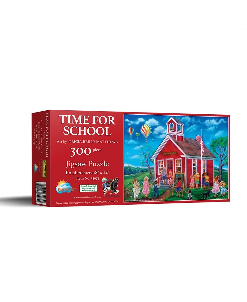 SunsOut Time for School 300 piece Jigsaw Puzzle for Adults