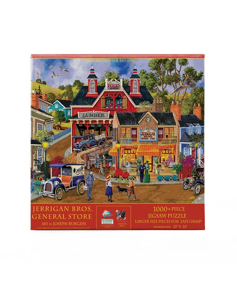 SunsOut Jerrigan Bros General Store 1000 piece Jigsaw Puzzle for Adults Large Pieces