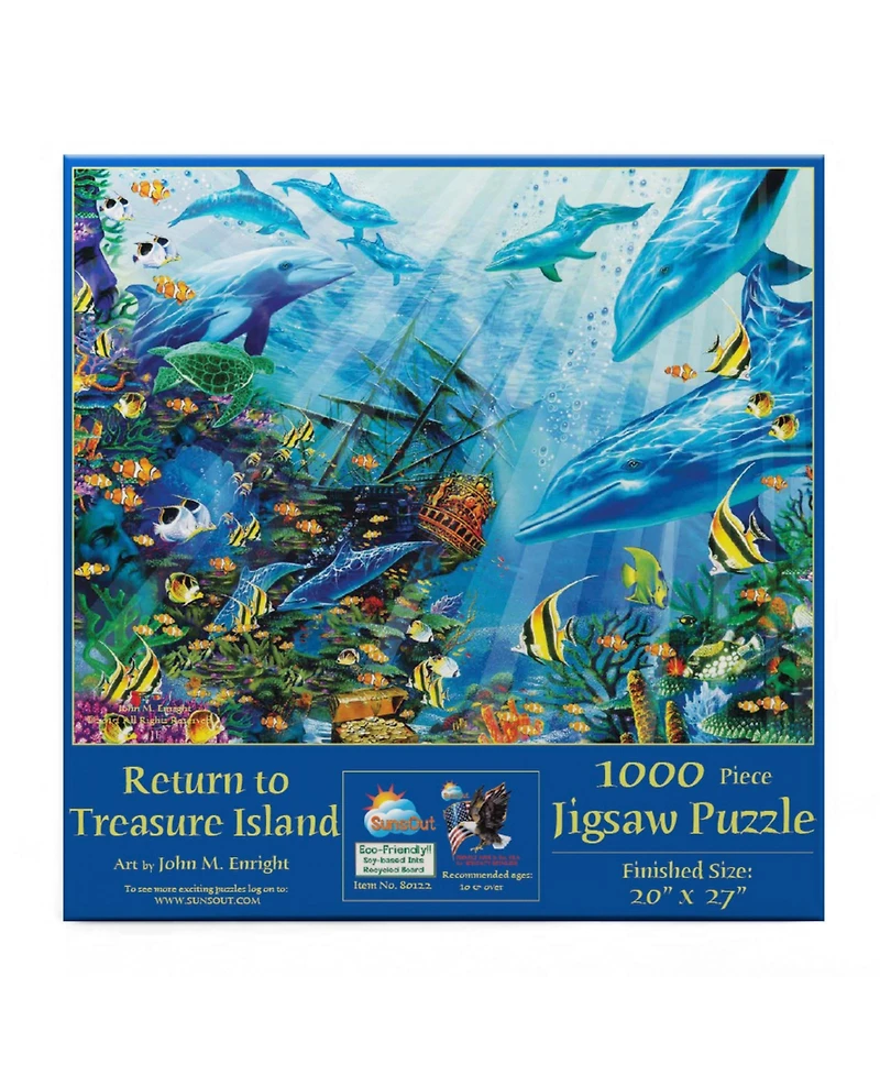 SunsOut A Return to Treasure Island 1000 piece Jigsaw Puzzle for Adults