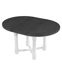 Streamdale Furniture 5-Piece Extendable Round Dining Set with Upholstered Chairs