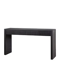 Streamdale Furniture Modern Black Console Table with 4 Drawers – 59.2" Entryway Table with Storage