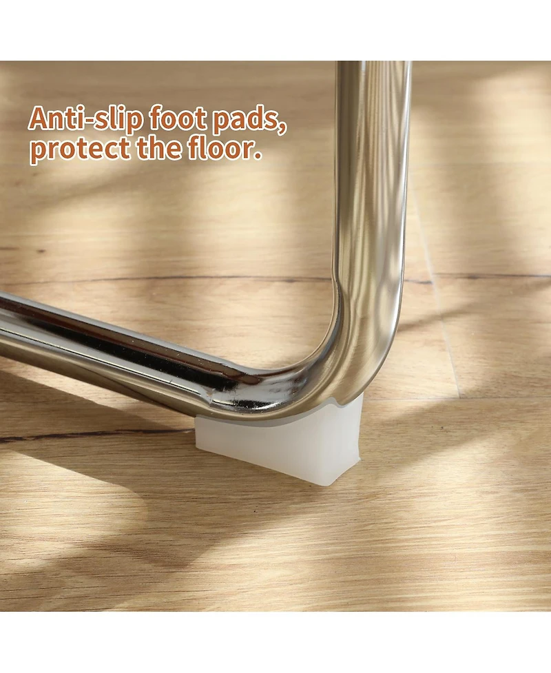 Streamdale Furniture Faux Leather Rattan Accent Chairs (Set of 2), Breuer-Designed