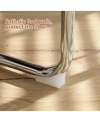 Streamdale Furniture Faux Leather Rattan Accent Chairs (Set of 2), Breuer-Designed