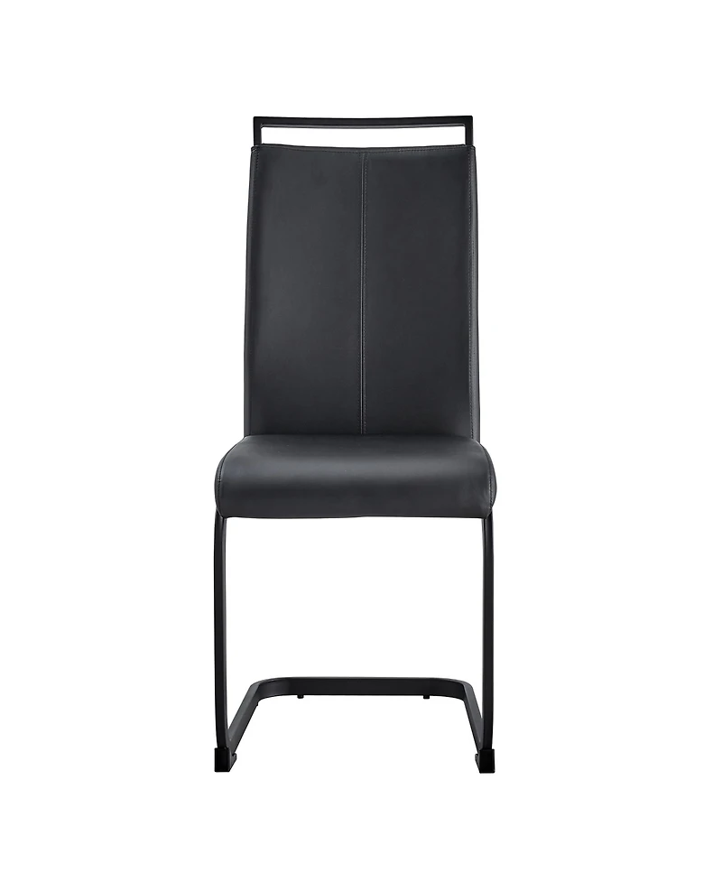 Streamdale Furniture Streamdale Pu Leather Dining Chair Set of 2