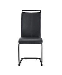 Streamdale Furniture Streamdale Pu Leather Dining Chair Set of 2