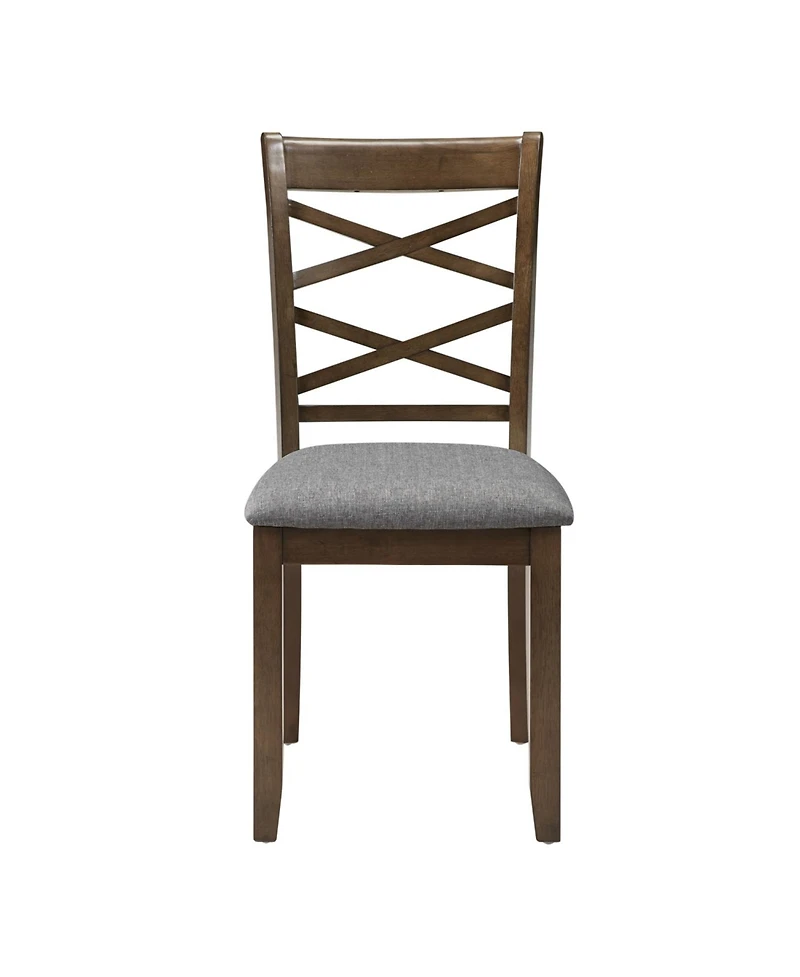 Streamdale Furniture Streamdale Walnut Wood Dining Chairs Set of 4