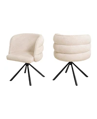 Streamdale Furniture Swivel Upholstered Chairs (Set of 2