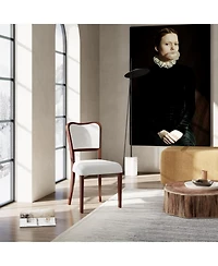 Streamdale Furniture Walnut Upholstered Dining Chairs (Set of 2)