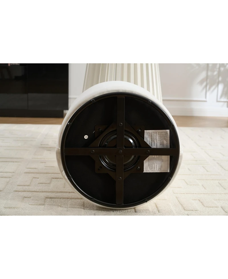 Streamdale Furniture Upholstered Swivel Barrel Dining/Accent Chair