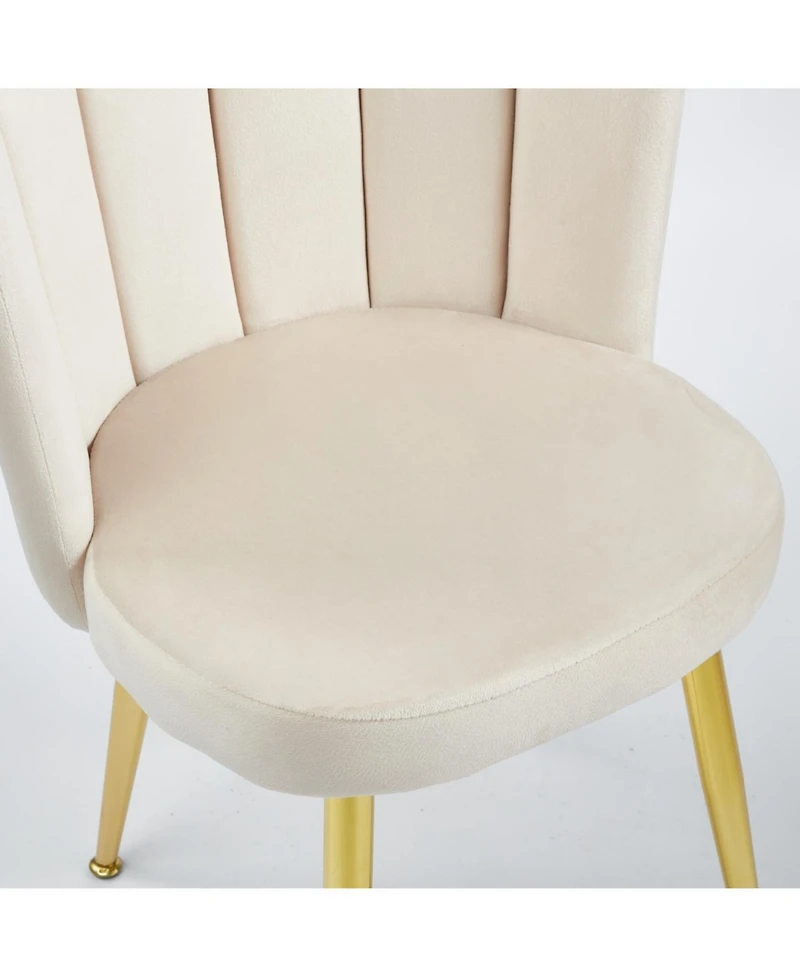 Streamdale Furniture Mid-Century Glass Top Dining Set