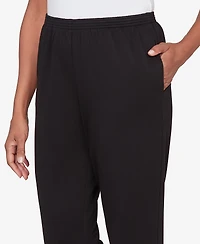 Alfred Dunner Women's Classic French Terry Short Length Pants