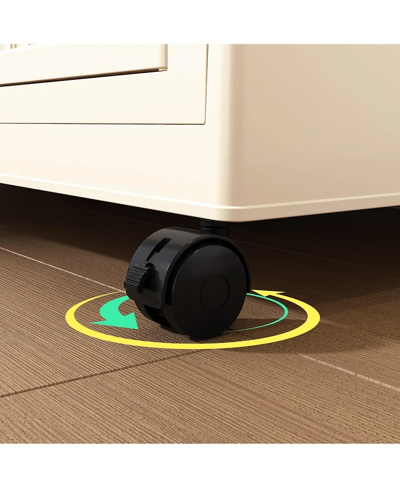 Streamdale Furniture Portable Wardrobe Closet Organizer, 17 Cubes & Rod, Hangers, White