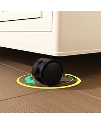 Streamdale Furniture Portable Wardrobe Closet Organizer, 17 Cubes & Rod, Hangers, White