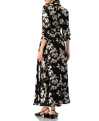 Ivonne Women's Shirt Maxi Dress
