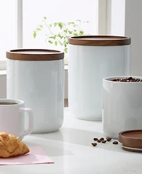 The Cellar James Ceramic Canisters, Set of 3, Macy's Exclusive