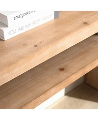 Streamdale Furniture Rustic Console Table with Shelf