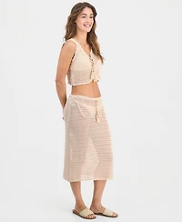 Miken Women's Swim Cover-Up Midi Skirt, Exclusive To Macys