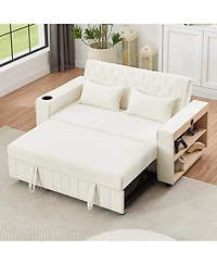 Streamdale Furniture 61.4" Pull-Out Sofa Bed Convertible Couch