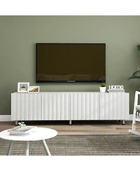 Streamdale Furniture Tv Stand with Storage & Drawers - White