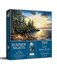 SunsOut Summer Nights 550 piece Jigsaw Puzzle for Adults