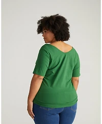 Universal Standard Plus Size Double V Tee