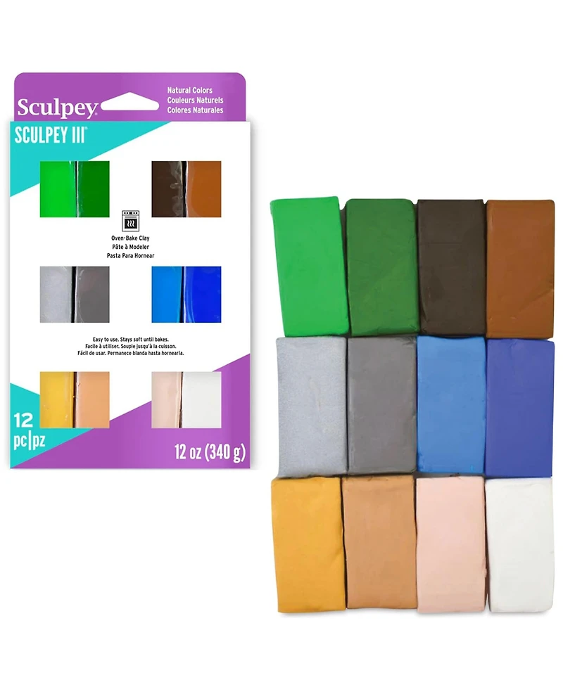 Sculpey Iii Multipack: Naturals
