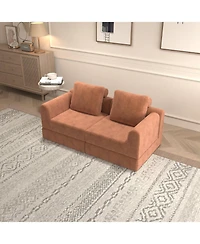 Streamdale Furniture Convertible Sofa Bed Sleeper Chair - Memory Foam Futon Couch