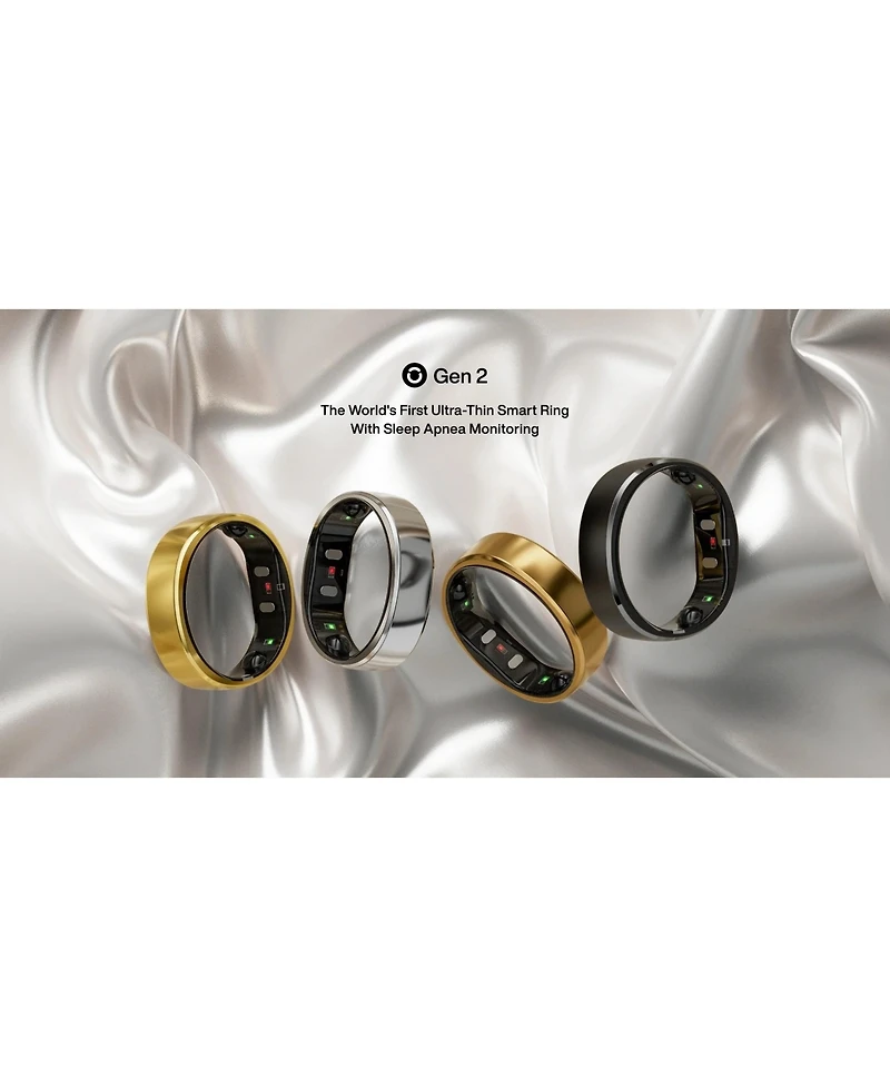 RingConn 2 Size 11 Black 1049 Fitness Trackers