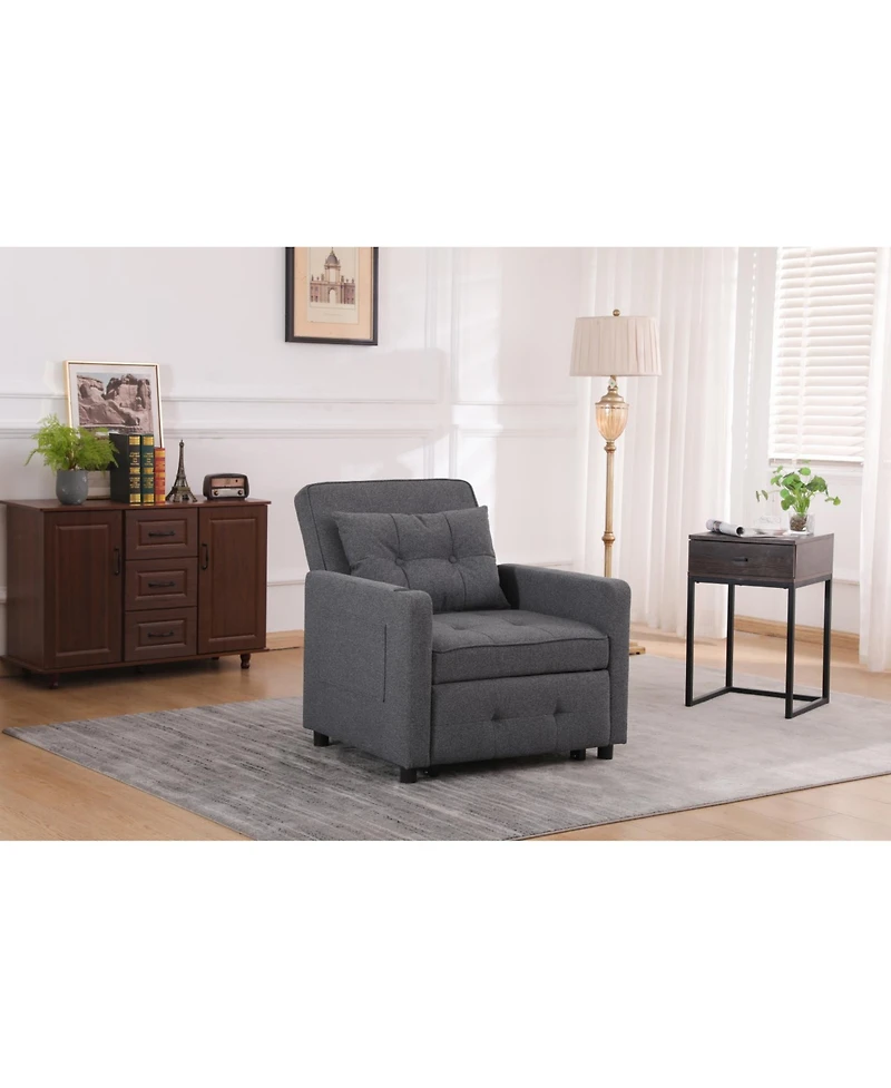 Streamdale Furniture 3-in-1 Convertible Sleeper Chair Bed