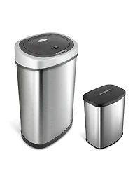 Ninestars Rectangular Motion Sensor Trash Can 13.2 Gallon & 2.1 Gallon