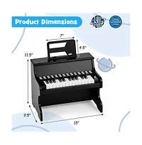 Hongge Kids Digital Piano Keyboard with Lighted Teaching Mode and Musical Play Features