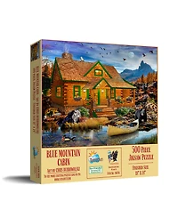 SunsOut Mountain Cabin 500-piece Jigsaw Puzzle for Adults
