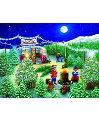 SunsOut A Lot of Christmas Trees 300 piece Jigsaw Puzzle for Adults Christmas
