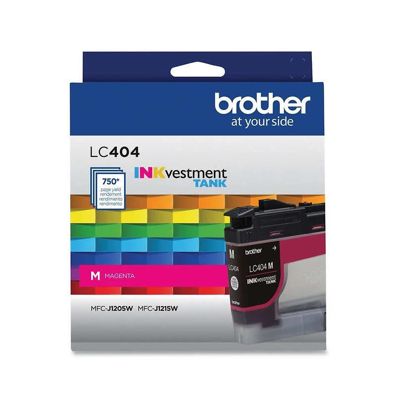 Brother LC404MS INKvestment 750 Page-Yield Ink - Magenta