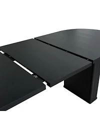 Streamdale Furniture Seats 4-8 Extendable Oval Dining Table