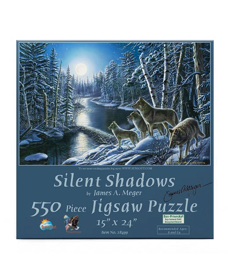 SunsOut Silent Shadows 550 piece Jigsaw Puzzle for Adults