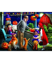 SunsOut Halloween at Grandpa's 500 piece Jigsaw Puzzle for Adults Halloween